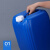 康迪普 堆码桶塑料桶方形蓝色化工原料废液密封桶 5L乳白色2个装