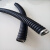 防鼠护线管包塑蛇皮管 PVC热镀锌材质穿线软管 加厚电缆护套蛇皮软管 铁镀锌（黑色包塑） 内径20mm(50米/卷)   黑色