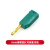 TaoTimeClub 2mm可叠加香蕉插头灯尾部带2mm插孔头插头PE塑壳 可灵活拆装 可拆叠 绿色（1个）