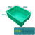 塑料箱加厚零件盒周转箱物料箱五金工具收纳箱配件箱塑胶框货架整 3号箱绿色340*260*125mm