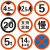 德银 八角停字牌路口停车让行标牌交通标志牌道路安全警示牌停车指示牌 2.5米-60mm管径+圆底座 #43