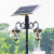 爱登斯 太阳能路灯户外庭院灯欧式高杆灯家用别墅小区花园灯双头景观灯 太阳能双头满江红院灯2.5米/白光