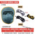 定制电焊防护面罩眼镜轻便透气型焊工面罩护脸烧焊氩弧焊气割牛皮 牛皮面罩+透明+深色眼镜+头绳