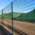 飞权 桃型柱护栏网别墅小区围墙护栏网片庭院院子隔离网防护栏网铁丝网围栏 0.8*2.5m 一套价