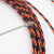 海斯迪克 HKHE-032 电工穿线器 圆头电线线管光纤引线器 三股双色50米(塑钢)+束线器2个