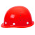 啸傲国标工地安全帽透气男建筑施工加厚玻璃钢领导工人头盔 钢钉烤漆按键加厚 红色