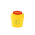 庄太太 【3升50个圆形】医疗废物利器盒一次性黄色圆形针头锐器盒有盖诊所用大小型垃圾桶