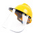 者也（ZYE） 安全帽式防护面罩透明面屏电焊面具防冲击防迸溅焊工面屏防油溅面屏 透明面屏 不含安全帽