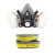 普达PD-TC-FD-410防毒面具 面罩+2个[P-E-1]黄色过滤件 防农药酸性气体蒸汽 定制