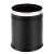 和畅（HC）GPX-45双层黑色雕花 圆形垃圾桶 容量10升