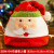 爱维逸 【2件装】圣诞帽儿童卡通帽鹿角老人雪人鹿绒装扮节日礼物帽圣诞 SDM-10金色雪花亮片帽