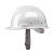 雨林军  安全帽建筑工地施工加厚工人头盔透气 经济款 (白红黄）  单位：个