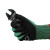 WORK CARE 劳保手套丁腈涂掌3级防割手套装卸搬运维修作业手套CN501 黑绿色1副 M