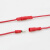 头公母头绝缘对插接线端子 电线快速连接器 FRD(MPD)2-156 红色