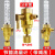 二氧化碳氧气氩气减压阀压力表流量计表筒氩弧焊气保焊氩气表配件 金色流量计 (M14*1.5)