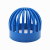 德科杰PVC管道透气帽海鲜池管道溢流网罩海鲜缸配件防护网罩鱼缸半球帽 32半球帽(内直径32毫米