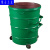 可开专/普票】铁垃圾桶 户外环卫挂车大铁桶 360L铁制垃圾桶 市政铁皮垃圾箱 绿色1.5厚带盖