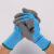 拳胜E30乳胶皱纹手套防滑耐磨透气农业工地防护手套浅蓝色12双 E30乳胶皱纹手套（浅蓝色）12双 M