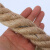 中部工品 麻绳 拔河绳训练绳 黄麻绳可加钢丝绳 黄色35mm 单位：卷