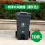 240L升户外垃圾桶带盖环卫大号垃圾箱移动大型分类公共场合商用 100L特厚中间脚踩带轮(黑灰色)