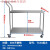 定制实验室不锈钢手推车双层推车器械设备车拉货平板车二层搬运小 304# 100*60*CM (超大)