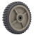 ONEVAN风火轮聚氨酯脚轮 耐磨轻音重型工业轮子 8寸单轮1个 灰色