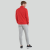 阿迪达斯（Adidas）男装运动套装红色2022春夏新款开衫立领外套抽绳慢跑健身长裤商场同款 红色 S