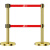 质尊 隔离伸缩带栏杆 一米线警戒线围栏 钛金双层5米 1根