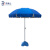 劳博士 LBS846 应急用大雨伞 遮阳伞摆摊沙滩广告伞 3.4米蓝色+银胶(有伞套带底座)