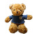 小熊公仔玩偶泰迪熊毛绒玩具送情人节礼物夜市套圈娃娃 黄卫衣白熊 30cm熊