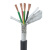 RONGLAN  高柔屏蔽电缆耐弯折耐酸碱机械臂数控机床信号线  PUR-TRVVP4芯0.75平100米