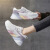 老爹鞋女2021新款夏季透气学生休闲鞋韩版运动鞋ins潮板鞋女 白色 35
