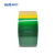 安英卡尔 W1508 竖纹黄绿色胶带 电力用斑马线直条胶带 5cm*50m间隔100mm 定制 货期3天