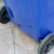 定制 户外大号垃圾桶 分类垃圾桶 环卫垃圾桶  小区物业收纳桶 可印LOGO 带轮挂车垃圾桶 草绿1 120L带轮蓝色（可回收物）