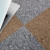 J Carpet 拼接方块地板垫子卧室房间PVC地垫大面积自粘拼图 09-棕色 4片装 沥青底50*50cm
