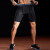 昇亿 紧身短裤男运动速干篮球健身训练弹力跑步裤健身五分紧身裤 黑色 2XL