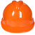 欧杜建筑施工 ABS安全帽工地防砸帽高强度透气矿工帽 劳保 电力 工程  均码 V型（1顶） 橘色(ABS V型) 均码 3天