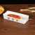 热狗盒船盒拉丝芝士热狗棒纸盒一次性外卖包装蛋包肠香肠带盖盒子 粉色自折热狗盒100个 常规