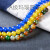 蓝黄玛瑙散珠手链圆珠子diy手工编织串珠材料饰品配件 4mm蓝玛瑙（约91-93颗/串）