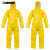 雷克兰 CT4SY428PS 凯麦斯4 Plus系列连体服 化学品防护 黄色 XXL码 1套【企业定制】