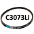 三力士三角带C2800-3734橡胶工业机械设备传动皮带135678984567 乳白色 C28 杏色 C3073
