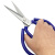 冰禹 剪刀剪子 工业用裁缝皮革剪打包剪刀 蓝色P01 (起订量2) AB06431