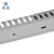 卓炫 灰色方形pvc塑料阻燃线槽 开口U型配线槽 走线槽 行线槽带盖 45*33（10米）