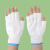 半截棉线手套半指手套作业男女通用户外耐磨防滑劳保触屏采摘 五半指手套（10双）