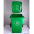 德银  80L塑料垃圾桶大号80升室外环卫大码工业大型户外垃圾桶 黄色【80升】带轮带盖