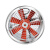304不锈钢轴流风机耐高温管道风机通风低噪音厨房工业换气扇380V 3.5-4/380V 中转速 铝叶