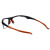 JSP 透明防护眼镜 02-9700 黑 