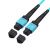 EB-LINK 10米MPO-MPO母头多模12芯OM4工程电信级光纤跳线集束40G/100G光模块MTP跳纤	