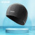 洲克（ZOKE） 颗粒泳帽男护发护耳不勒头时尚长短发女士防滑硅胶游泳帽 白色（印黑色）619503201