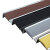 玛仕福 铝合金楼梯防滑条台阶压条护角止滑条 平型-黄色款50mm含胶条1米长